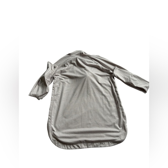 Athleta modal Pull Over Hoodie | purple/grey | medium long sleeve - Picture 2 of 4